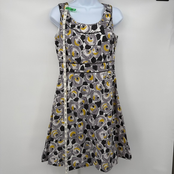 Vtg Boden Floral Print Dress Sleeveless Cotton Fairy Casual Party Sz 10 L Y2K - Picture 6 of 11